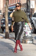 VICTORIA BECKHAM Out Shopping in New York 01/25/2019