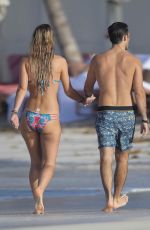VOGUE WILLIAMS in Bikini on the Beach in St Barts 01/02/2019