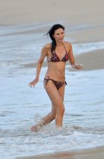 WENDI DENG MURDOCH in Bikini at a Beach in St. Barts 01/01/2019
