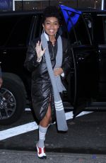 YARA SHAHIDI Arrives at Good Morning America in New York 01/02/2019