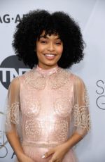YARA SHAHIDI at Screen Actors Guild Awards 2019 in Los Angeles 01/27/2019