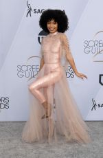 YARA SHAHIDI at Screen Actors Guild Awards 2019 in Los Angeles 01/27/2019