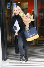 ZOE BALL Leaves BBC Radio 2 Studios in London 01/14/2019