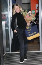 ZOE BALL Leaves BBC Radio 2 Studios in London 01/14/2019