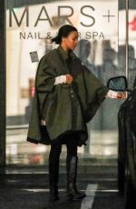 ZOE SALDANA Out and About in Los Angeles 01/14/2019