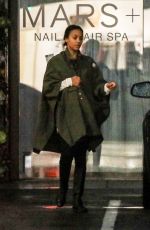 ZOE SALDANA Out and About in Los Angeles 01/14/2019