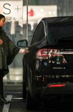ZOE SALDANA Out and About in Los Angeles 01/14/2019