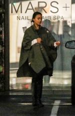 ZOE SALDANA Out and About in Los Angeles 01/14/2019