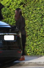 ZOE SALDANA Out in Los Angeles 01/18/2019