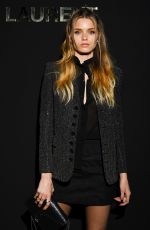 ABBEY LEE KERSHAW at Saint Laurent Show at Paris Fashion Week 02/26/2019