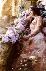 ADELAIDE KANE on the Set of a Photoshoot, 2019