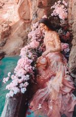 ADELAIDE KANE on the Set of a Photoshoot, 2019