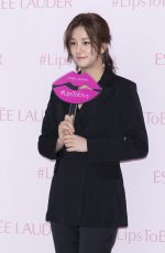 AHN SOL-BIN at Estee Lauder Fashion Photocall in Seoul 02/13/2019