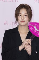 AHN SOL-BIN at Estee Lauder Fashion Photocall in Seoul 02/13/2019