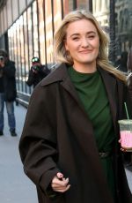 AJ MICHALKA Arrives at Build Studio in New York 02/26/2019
