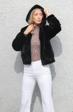 ALANA HADID on the Set of a Photoshoot on Melrose Avenue 02/04/2019