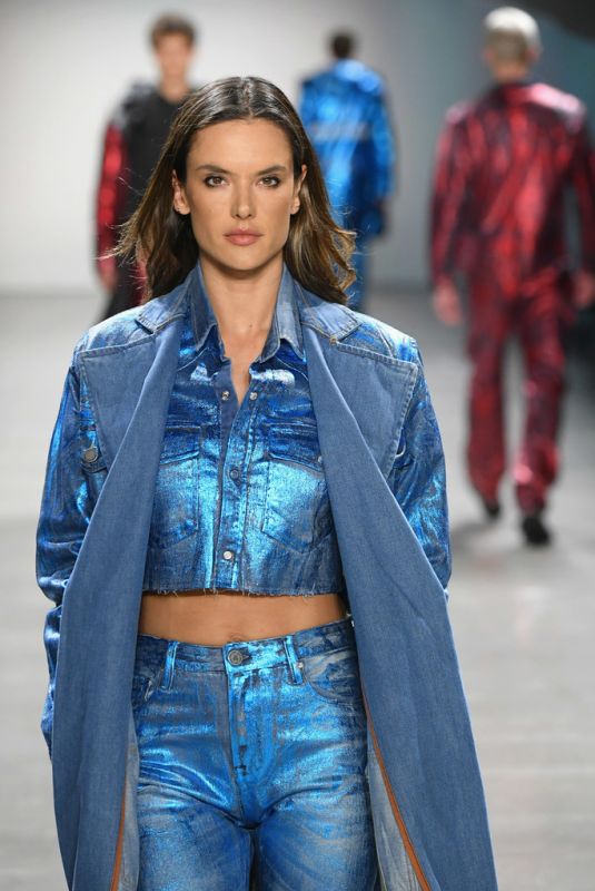 ALESSANDRA AMABROSIO at John John Runway Show in New York 02/12/2019