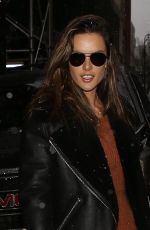 ALESSANDRA AMBROSIO Arrives at Her Hotel in New York 02/12/2019