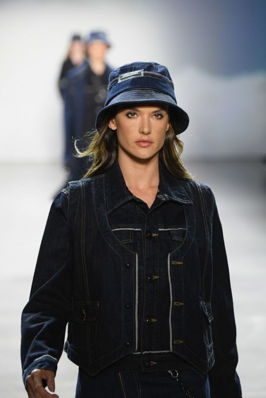 ALESSANDRA AMBROSIO at John John Runway Show at New York Fashion Week 02/12/2019