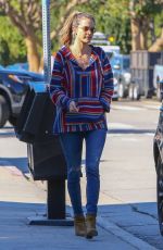 ALESSANDRA AMBROSIO Out and About in Brentwood 02/11/2019