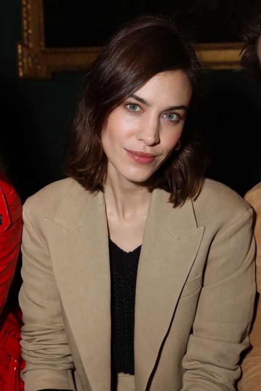 ALEXA CHUNG at Erdem Fashion Show at London Fashion Week 02/18/2019