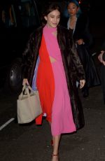 ALEXA CHUNG at Marks Club in London 02/17/2019