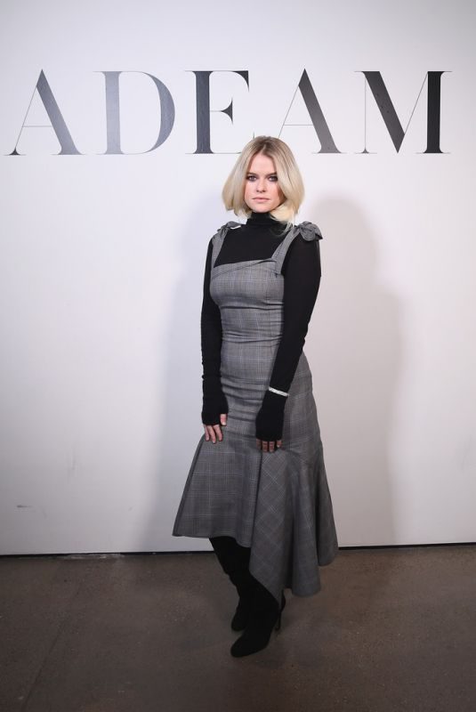 ALICE EVE at Adeam Show at New York Fashion Week 02/09/2019