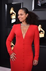 ALICIA KEYS at 2019 Grammy Awards in Los Angeles 02/10/2019