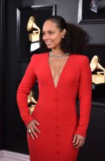 ALICIA KEYS at 2019 Grammy Awards in Los Angeles 02/10/2019