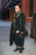 ALICIA VIKANDER Leaves Highline Stages in New York 02/18/2019