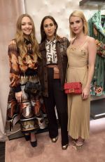 AMANDA SEYFRIED and EMMA ROBERTS at Fendi Celebrates Baguette in New York 02/07/2019