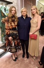 AMANDA SEYFRIED and EMMA ROBERTS at Fendi Celebrates Baguette in New York 02/07/2019