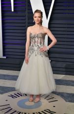 AMANDA SEYFRIED at Vanity Fair Oscar Party in Beverly Hills 02/24/2019