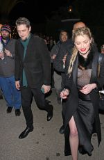 AMBER HEARD Arrives at WME Pre-oscar Party in Los Angeles 02/22/2019