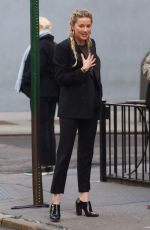 AMBER HEARD Heading to a Business Meeting in New York 02/08/2019