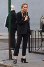AMBER HEARD Heading to a Business Meeting in New York 02/08/2019
