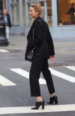 AMBER HEARD Heading to a Business Meeting in New York 02/08/2019