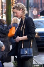 AMBER HEARD Heading to a Business Meeting in New York 02/08/2019
