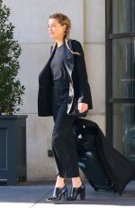 AMBER HEARD Heading to a Business Meeting in New York 02/08/2019