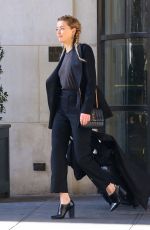 AMBER HEARD Heading to a Business Meeting in New York 02/08/2019