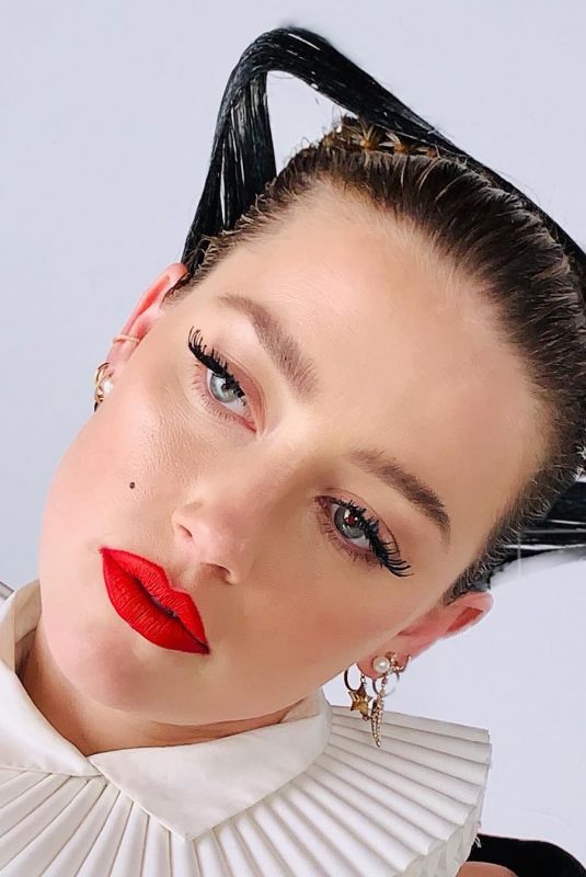 AMBER HEARD in Wonderland Magazine 2019