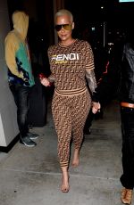 AMBER ROSE and Alexander Edwards at Delilah in West Hollywood 02/09/2019
