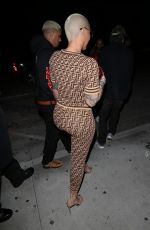 AMBER ROSE and Alexander Edwards at Delilah in West Hollywood 02/09/2019