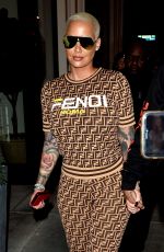 AMBER ROSE and Alexander Edwards at Delilah in West Hollywood 02/09/2019