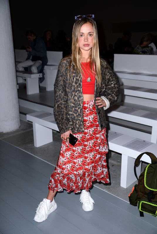 AMELIA WINDSOR at Matty Bovan Fashion Show at LFW in London 02/15/2019