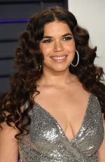 AMERICA FERRERA at Vanity Fair Oscar Party in Beverly Hills 02/24/2019