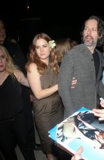 AMY ADAMS and Darren Le Gallo Arrives at WME Talent Agency Party in Los Angeles 02/23/2019
