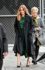 AMY ADAMS Arrives at Jimmy Kimmel Live in Los Angeles 02/13/2019