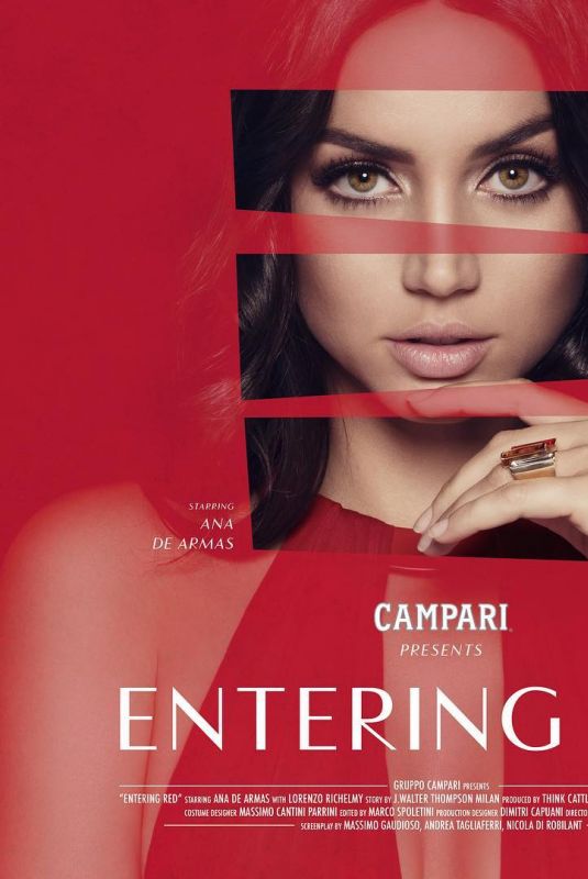 ANA DE ARMAS for Campari Entering Red, Promos 2019
