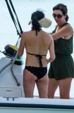 ANDREA CORR in Bikini at a Boat in Barbados 02/18/2019